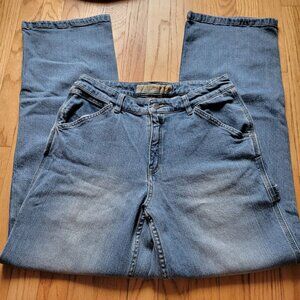 Cabelas Casuals Denim Cargo Jeans sz 8